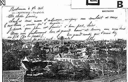 Ville de ROSTRENEN Carte postale ancienne Ville de ROSTRENEN Carte postale ancienne